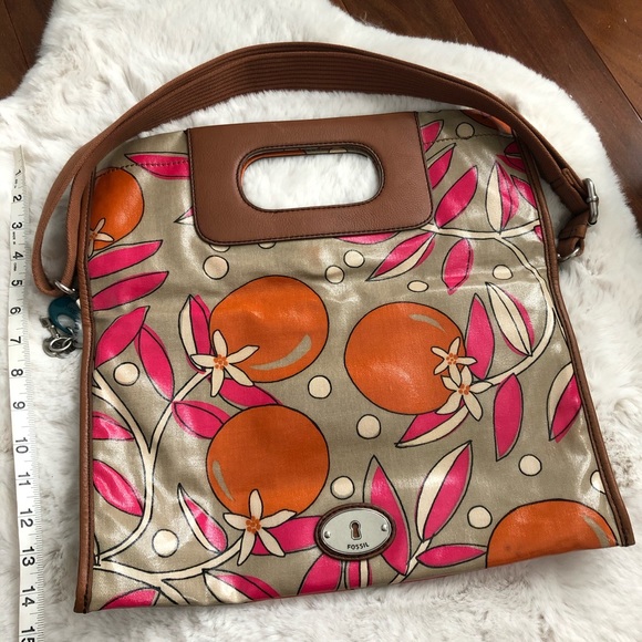 Fossil Key-Per Envelope Cross Body bag purse - Picture 7 of 13